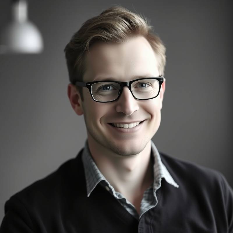 Ben Carter, Lead Web Designer, with a friendly and approachable expression.