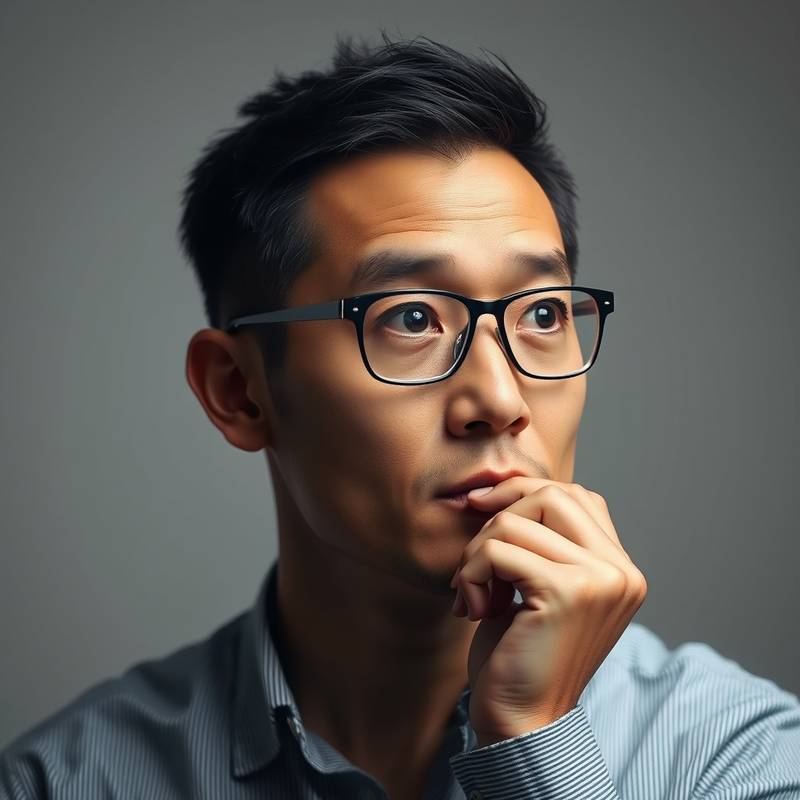 David Lee, UX/UI Designer, appearing thoughtful and analytical.
