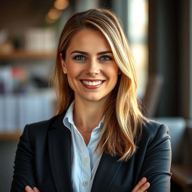 Portrait of Grace Hall, Project Manager at Luminary Design Studio.